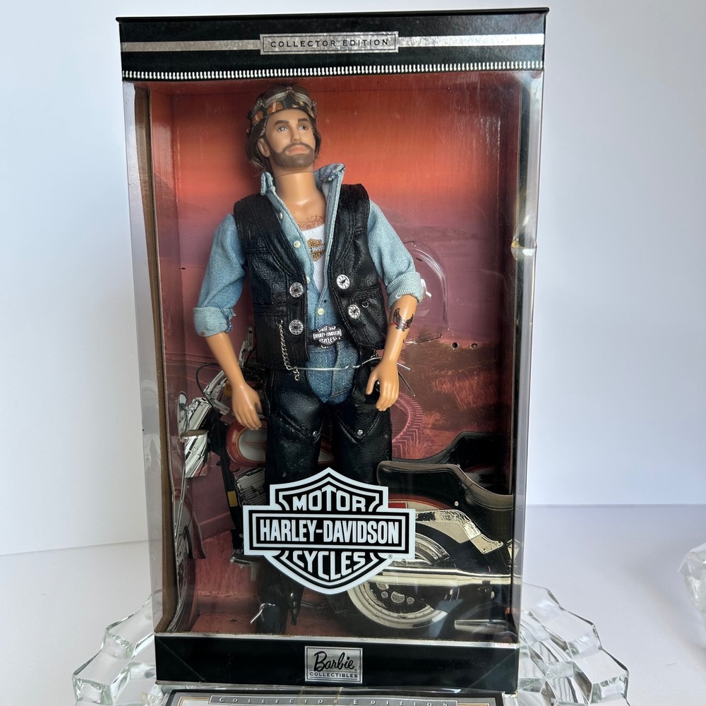 Harley Davidson Ken Doll 1999 Collector‎ Edition Barbie Mattel NIB